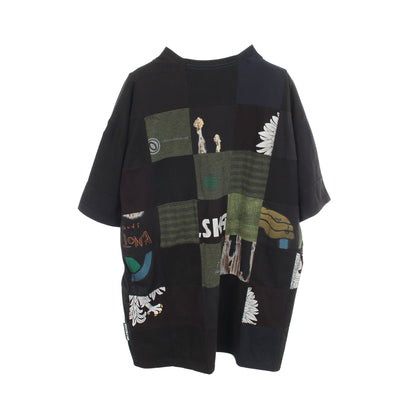 LIMITED EDITION 276着限定 オーバーサイズ 再構築 半袖Tシャツ コットン ブラック マルチカラー バレンシアガ