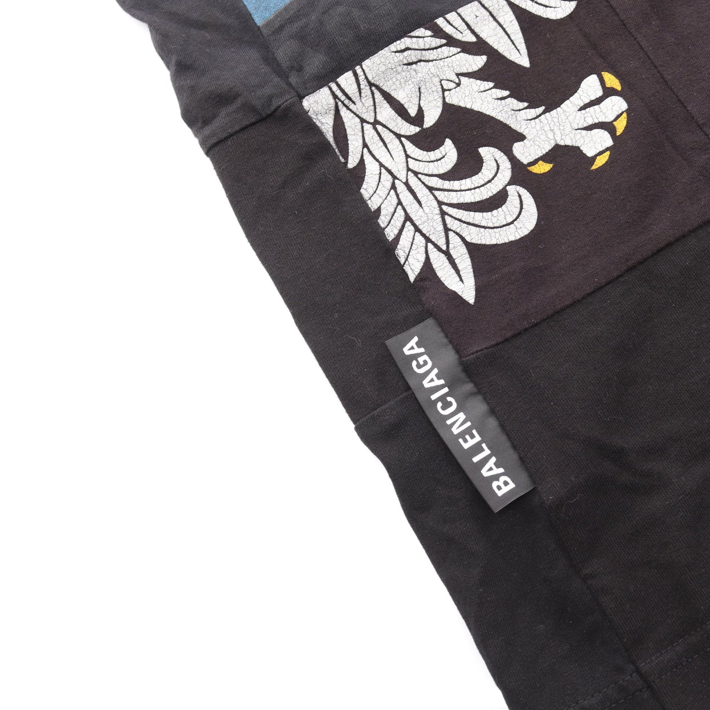LIMITED EDITION 276着限定 オーバーサイズ 再構築 半袖Tシャツ コットン ブラック マルチカラー バレンシアガ