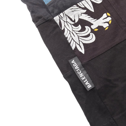 LIMITED EDITION 276着限定 オーバーサイズ 再構築 半袖Tシャツ コットン ブラック マルチカラー バレンシアガ