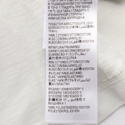 Crash Dust Patch Tee ユーズド加工 ダメージ加工 半袖Tシャツ コットン ライトブルー バレンシアガ