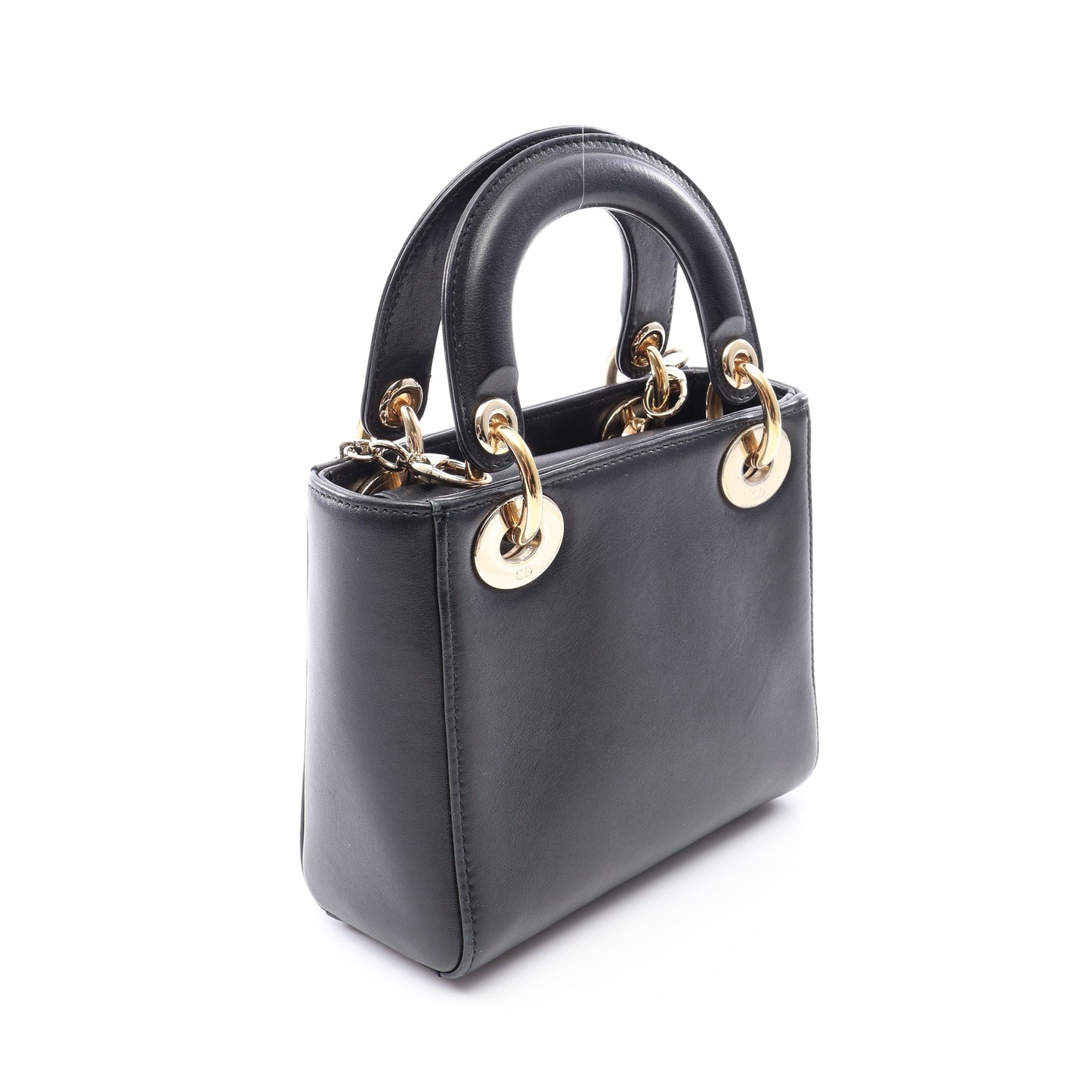 Christian Dior × Niki de Saint Phalle LADY DIOR MINI レディディオール ミニ ビーズ 2WAY ハンドバッグ レザー ブラック クリスチャンディオール
