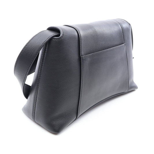 DOWNTOWN スモール ショルダーバッグ レザー ブラック バレンシアガ バッグ BALENCIAGA