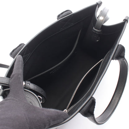 HARDWARE TOTE S 2WAY ハンドバッグ トートバッグ レザー ブラック バレンシアガ
