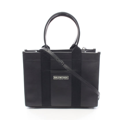 HARDWARE TOTE S 2WAY ハンドバッグ トートバッグ レザー ブラック バレンシアガ
