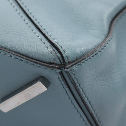 PUZZLE BAG SMALL パズルバッグ スモール 2WAY ショルダーバッグ レザー ブルーグレー ロエベ