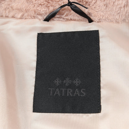 BARBRA エコファー スタンドカラー ジャケット ピンクベージュ タトラス
