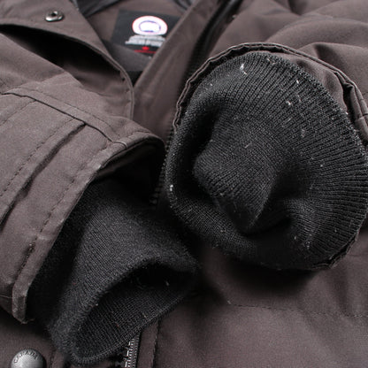 SHELBURNE PARKA シェルバーン パーカ フード付き ダウンコート コットン ブラック カナダグース