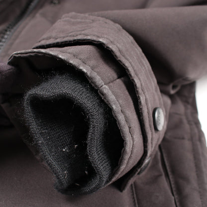 SHELBURNE PARKA シェルバーン パーカ フード付き ダウンコート コットン ブラック カナダグース