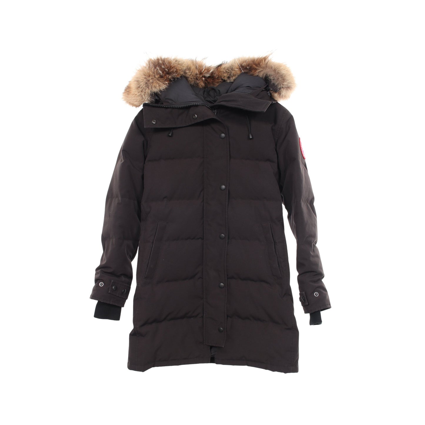 SHELBURNE PARKA シェルバーン パーカ フード付き ダウンコート コットン ブラック カナダグース