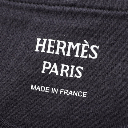 カルトゥッシュ デッラ カヴァッレリア 半袖Tシャツ コットン ブラック マルチカラー エルメス