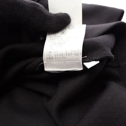 Cropped Draped T-Shirt アナグラム ロゴ アシンメトリー カットソー コットン ブラック ロエベ