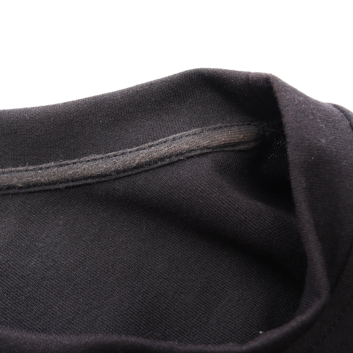 Cropped Draped T-Shirt アナグラム ロゴ アシンメトリー カットソー コットン ブラック ロエベ
