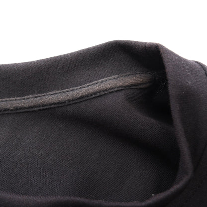 Cropped Draped T-Shirt アナグラム ロゴ アシンメトリー カットソー コットン ブラック ロエベ