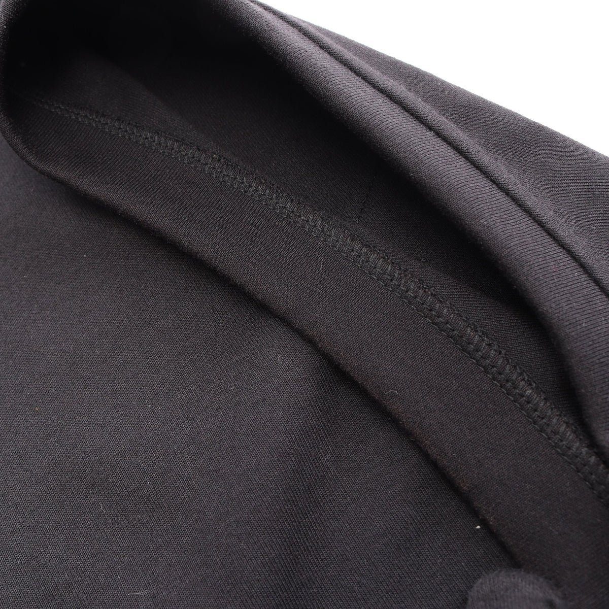 Cropped Draped T-Shirt アナグラム ロゴ アシンメトリー カットソー コットン ブラック ロエベ