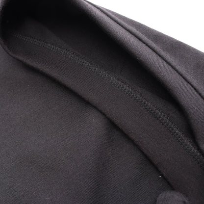 Cropped Draped T-Shirt アナグラム ロゴ アシンメトリー カットソー コットン ブラック ロエベ