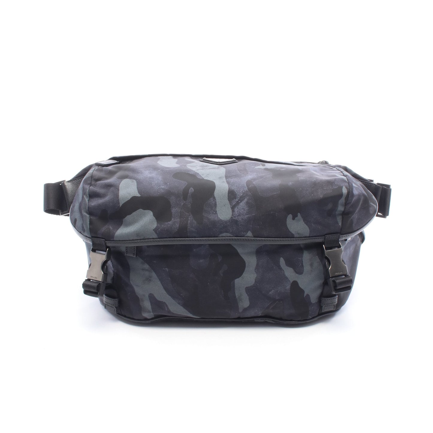 TESSUTO ST.CAMO カモフラージュ メッセンジャーバッグ ショルダーバッグ ナイロン レザー ブラック グレー ネイビー プラダ