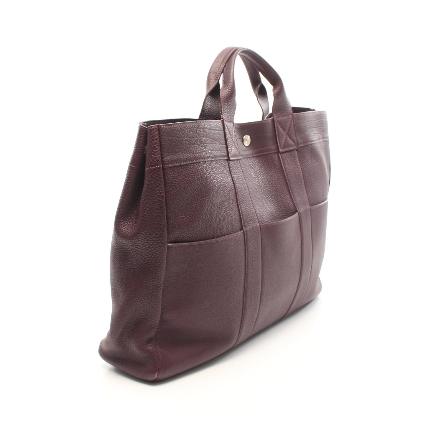 フールトゥMM レザン ハンドバッグ トートバッグ トゴ パープル シルバー金具 □F刻印 エルメス バッグ HERMES
