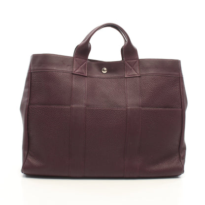 フールトゥMM レザン ハンドバッグ トートバッグ トゴ パープル シルバー金具 □F刻印 エルメス バッグ HERMES