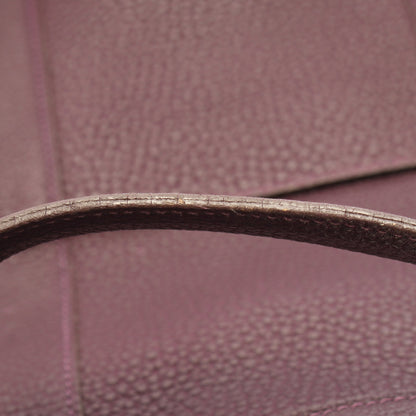 フールトゥMM レザン ハンドバッグ トートバッグ トゴ パープル シルバー金具 □F刻印 エルメス バッグ HERMES