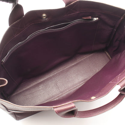 フールトゥMM レザン ハンドバッグ トートバッグ トゴ パープル シルバー金具 □F刻印 エルメス バッグ HERMES