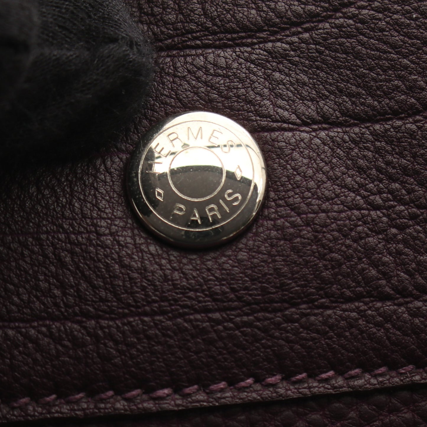フールトゥMM レザン ハンドバッグ トートバッグ トゴ パープル シルバー金具 □F刻印 エルメス バッグ HERMES