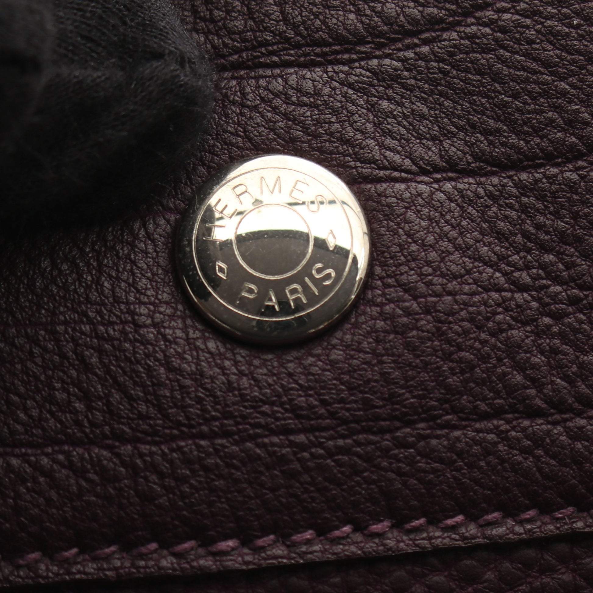 フールトゥMM レザン ハンドバッグ トートバッグ トゴ パープル シルバー金具 □F刻印 エルメス バッグ HERMES