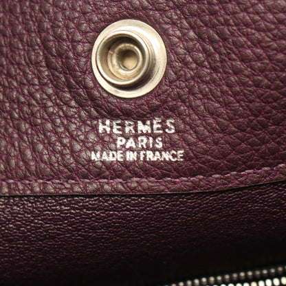 フールトゥMM レザン ハンドバッグ トートバッグ トゴ パープル シルバー金具 □F刻印 エルメス バッグ HERMES