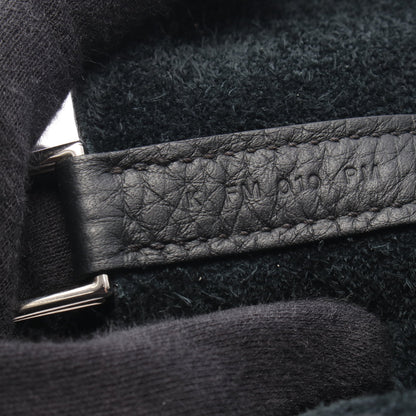 ピコタンロックPM ハンドバッグ トリヨンクレマンス ブラック シルバー金具 K刻印 エルメス