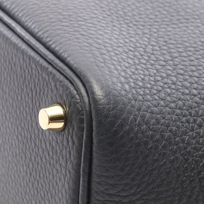 ピコタンロックPM ハンドバッグ トリヨンクレマンス ブラック ゴールド金具 K刻印 エルメス