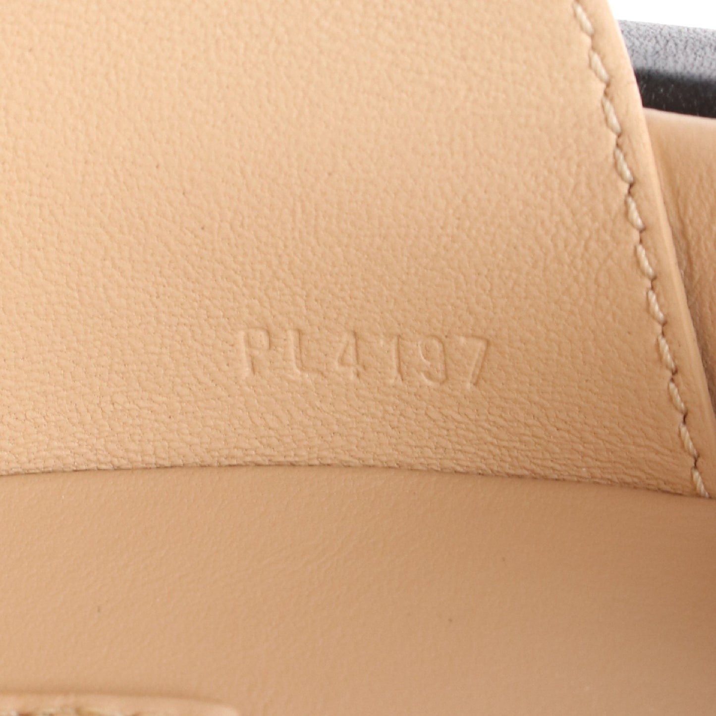 プティット ボワット シャポー 2WAY ハンドバッグ レザー ベージュ ブラック ルイヴィトン