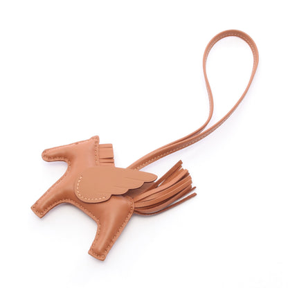 ロデオペガサスPM ゴールド バッグチャーム アニョーミロ ヴォースイフト ブラウン K刻印 エルメス