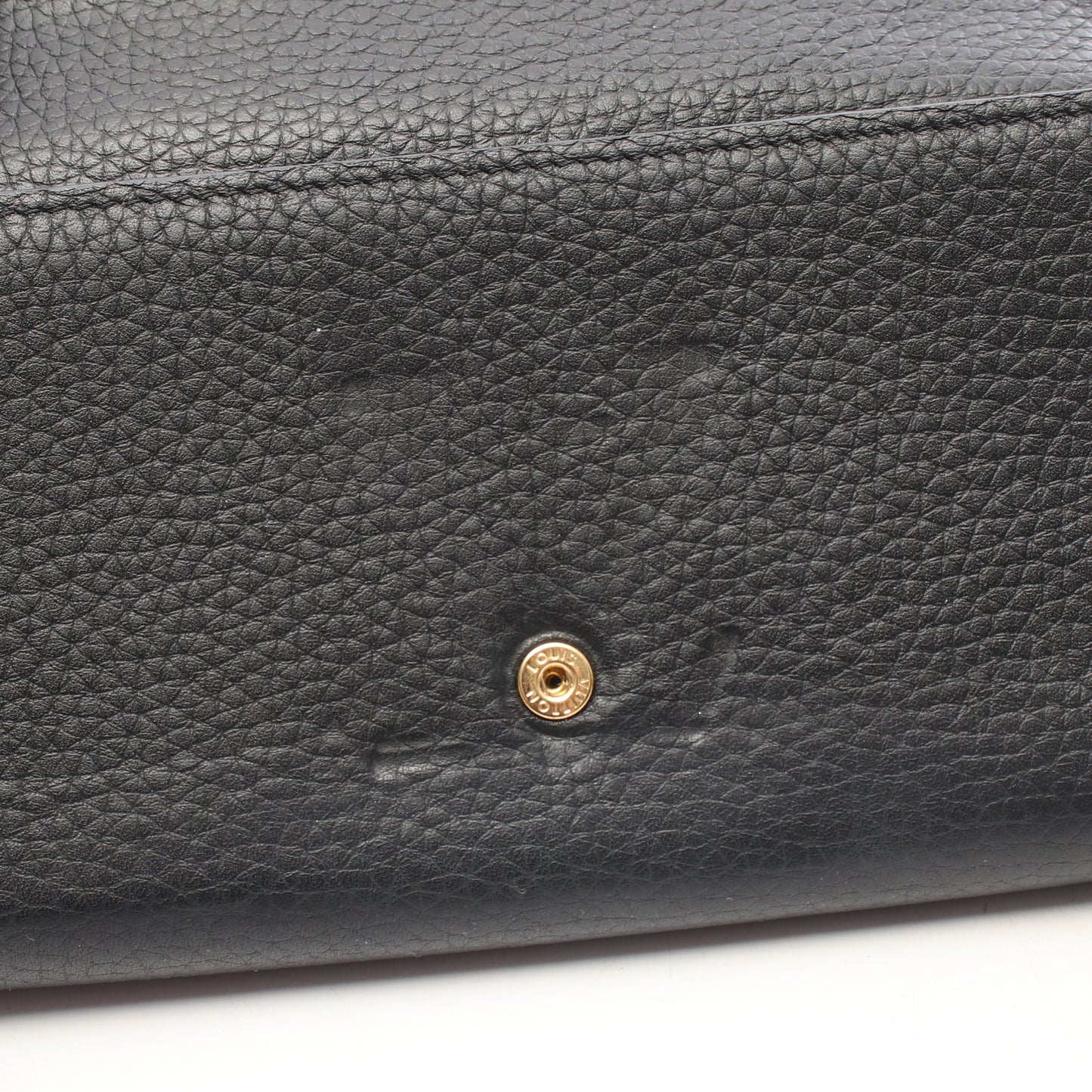 ポルトフォイユ カプシーヌ ノワール 二つ折り長財布 トリヨンレザー ブラック ベージュ ルイヴィトン