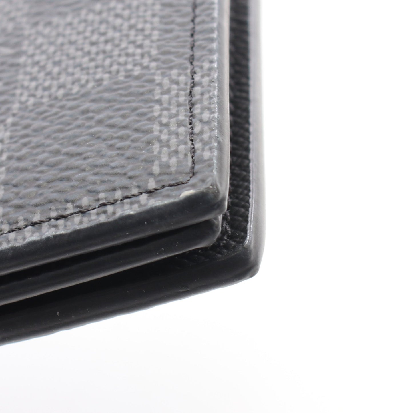 ポルトフォイユ アメリゴNM ダミエグラフィット 二つ折り財布 PVC ブラック ルイヴィトン