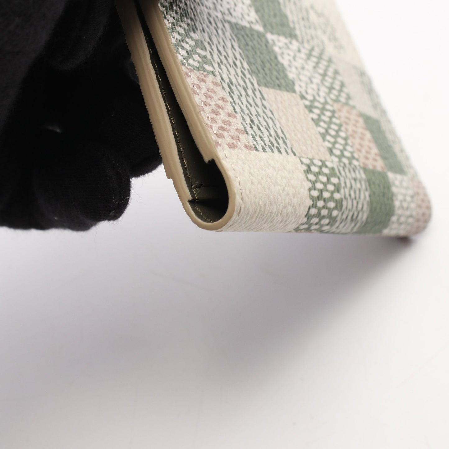 オーガナイザー ドゥ ポッシュ ダモフラージュ エクリュ カードケース PVC カーキグリーン マルチカラー ルイヴィトン