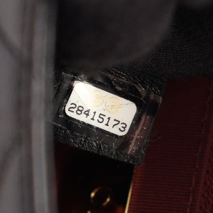CHANEL19 マトラッセ トップハンドル 2WAY チェーンショルダーバッグ ラムスキン ブラック ゴールド金具 シャネル