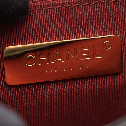 CHANEL19 マトラッセ トップハンドル 2WAY チェーンショルダーバッグ ラムスキン ブラック ゴールド金具 シャネル