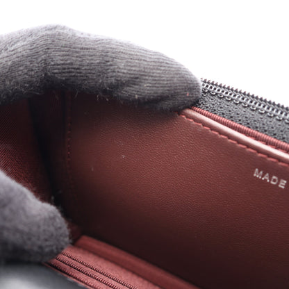 マトラッセ チェーンウォレット ラムスキン ブラック シルバー金具 シャネル