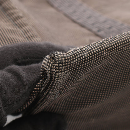 エールラインMM ハンドバッグ トートバッグ キャンバス グレー シルバー金具 エルメス
