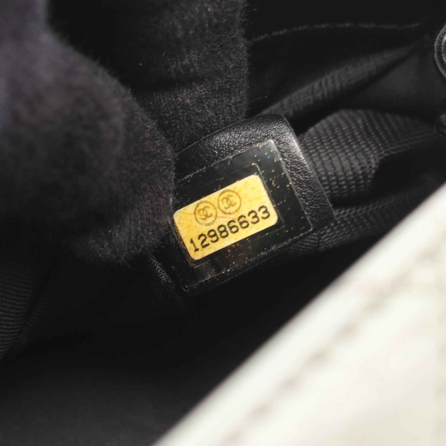 ポートベロー 2WAY チェーンショルダーバッグ レザー ブラック グレー シルバー金具 シャネル