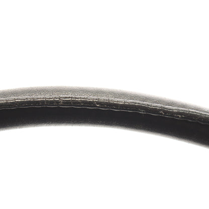 メタルロゴ 2WAY ハンドバッグ レザー ブラック プラダ