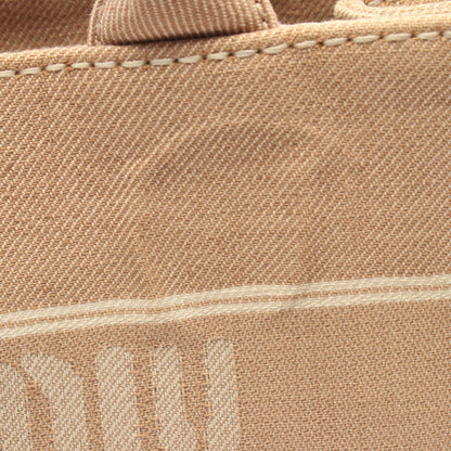 CANVAS LOGO 2WAY ハンドバッグ トートバッグ キャンバス ベージュ アイボリー ミュウミュウ
