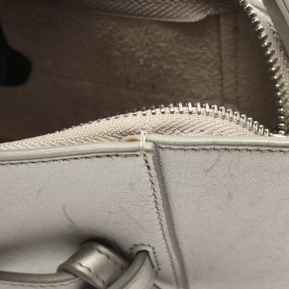 BELT BAG NANO ベルトバッグ ナノ 2WAY ハンドバッグ レザー シルバー セリーヌ