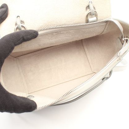 BELT BAG NANO ベルトバッグ ナノ 2WAY ハンドバッグ レザー シルバー セリーヌ