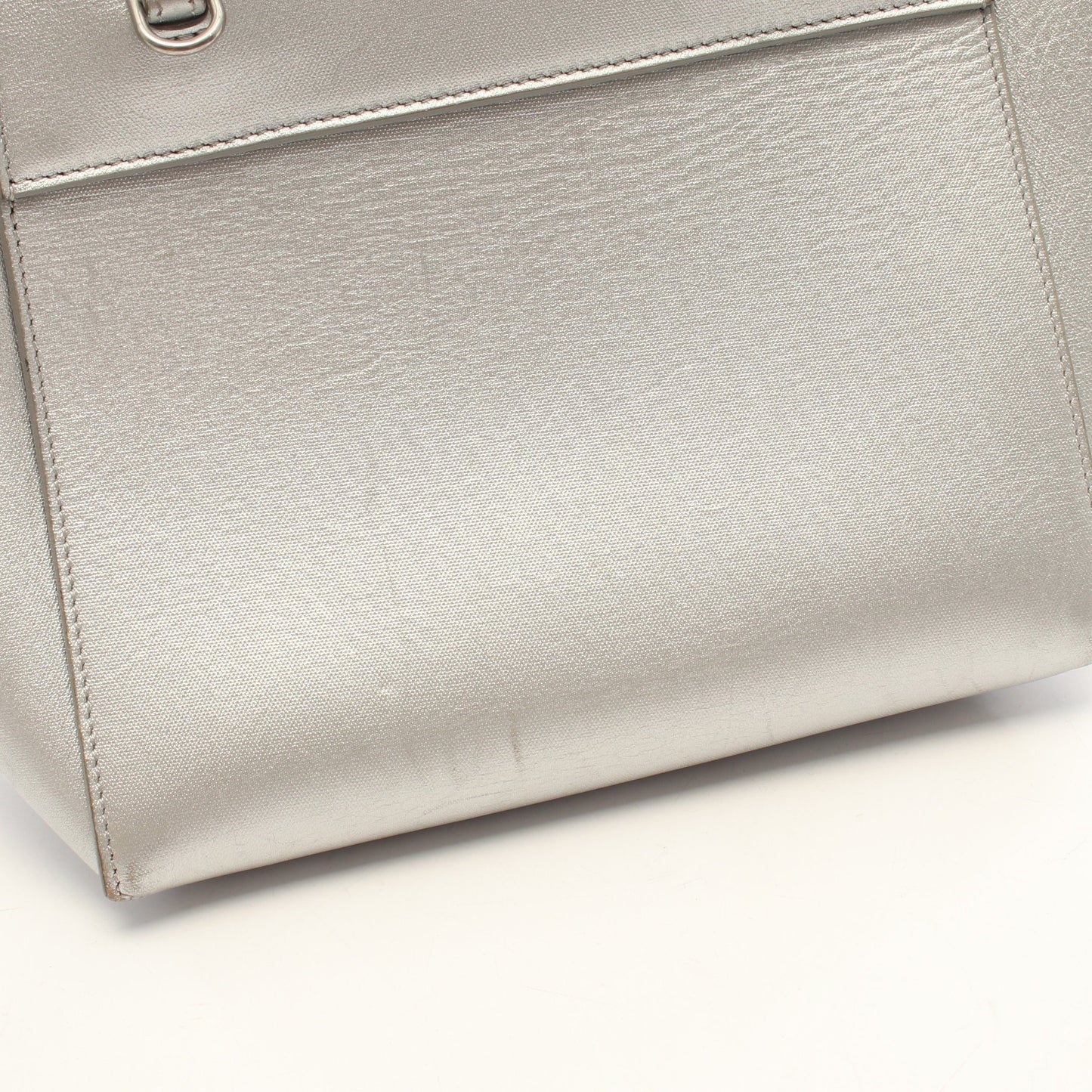 BELT BAG NANO ベルトバッグ ナノ 2WAY ハンドバッグ レザー シルバー セリーヌ