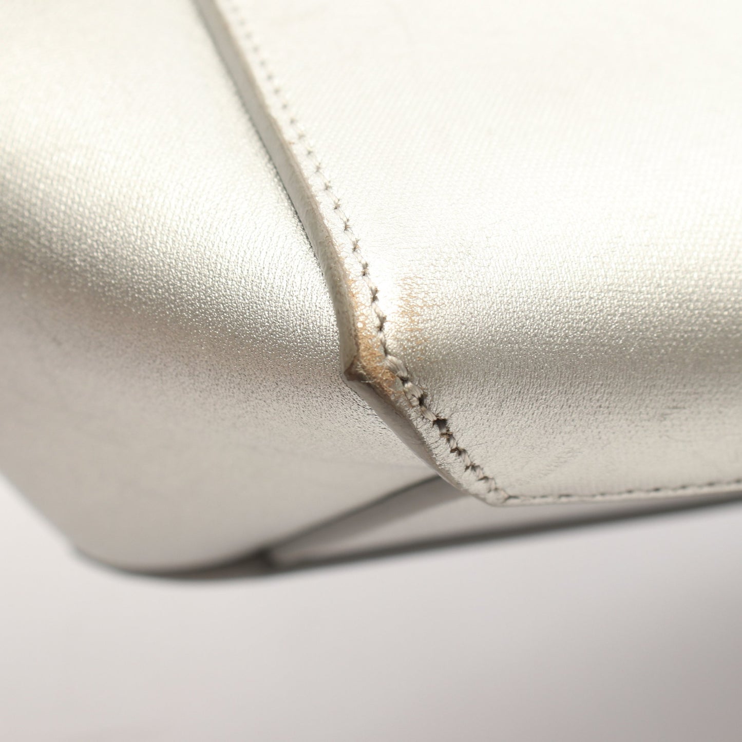 BELT BAG NANO ベルトバッグ ナノ 2WAY ハンドバッグ レザー シルバー セリーヌ