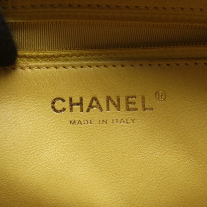 2.55 マトラッセ チェーンショルダーバッグ ラムスキン イエロー ゴールド金具 シャネル