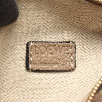 パズルバッグ ミニ 2WAY ハンドバッグ レザー グレーベージュ ロエベ バッグ LOEWE