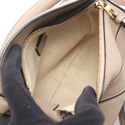 パズルバッグ ミニ 2WAY ハンドバッグ レザー グレーベージュ ロエベ バッグ LOEWE