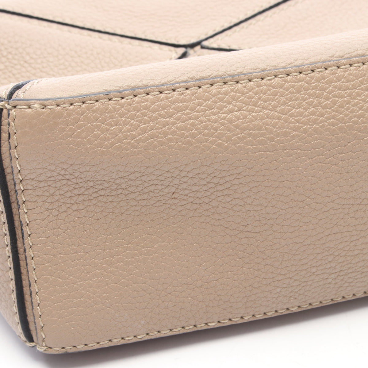 パズルバッグ ミニ 2WAY ハンドバッグ レザー グレーベージュ ロエベ バッグ LOEWE