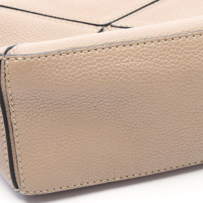 パズルバッグ ミニ 2WAY ハンドバッグ レザー グレーベージュ ロエベ バッグ LOEWE